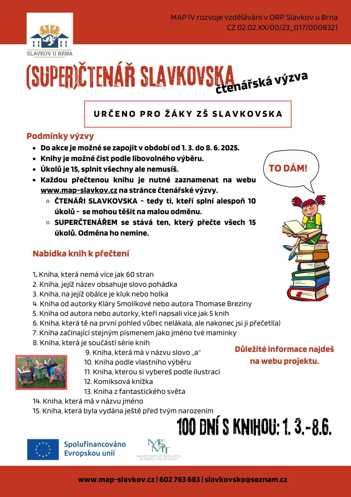 (SUPER)čtenář Slavkovska