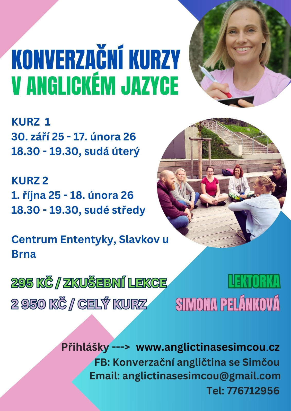 Konverzační kurzy v anglickém jazyce ve Slavkově