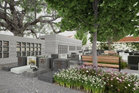 Město chce rozšířit hřbitov. Architekti navrhli budoucí podobu.